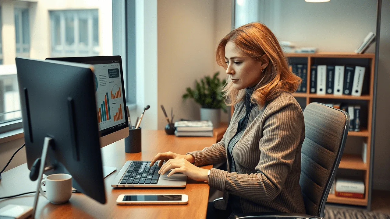 Специалист настраивает автоматизацию процесса работы в интернет-магазине.