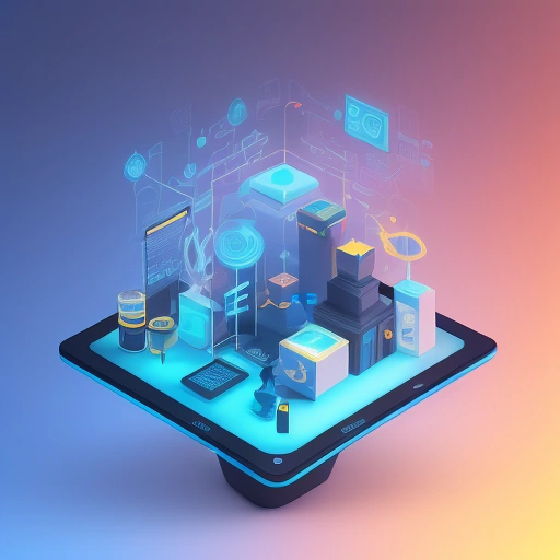 Инфографика и 3D-визуализация, отражающая Статистика визуального контент маркетинга 2026 в современном офисе