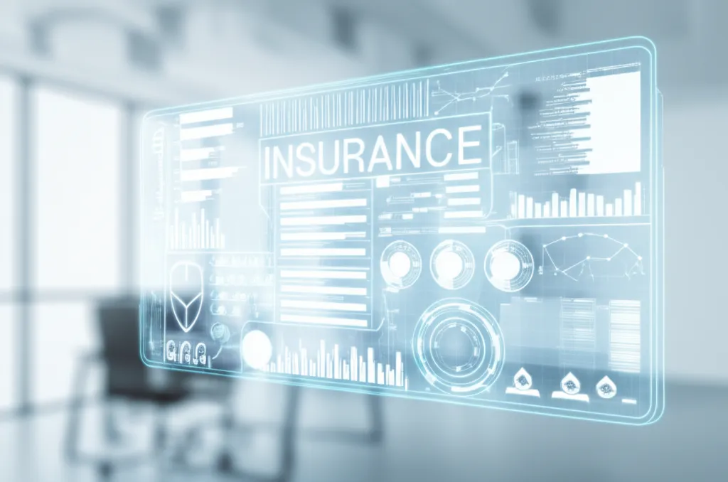 Инфографика, иллюстрирующая стратегическая необходимость ии в страховании для анализа рисков.