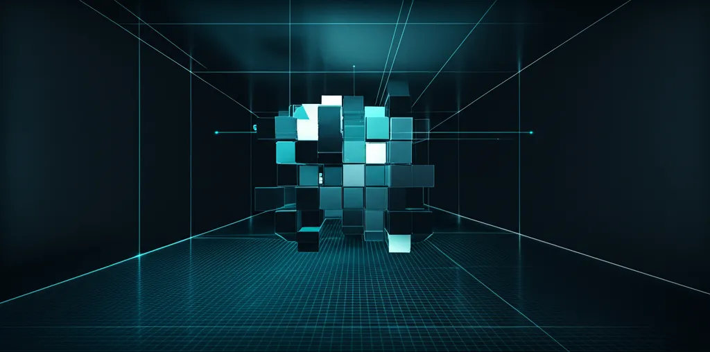 Абстрактная визуализация, иллюстрирующая структура и признаки датасета