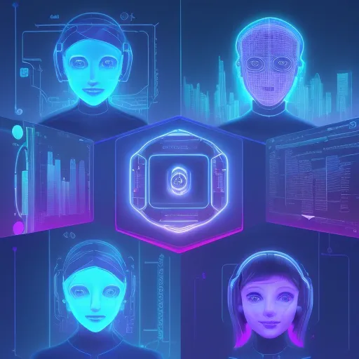 На изображении показана цифровая экосистема, объединяющая Топ ии-инструментов для маркетинга 2026 для роста бизнеса