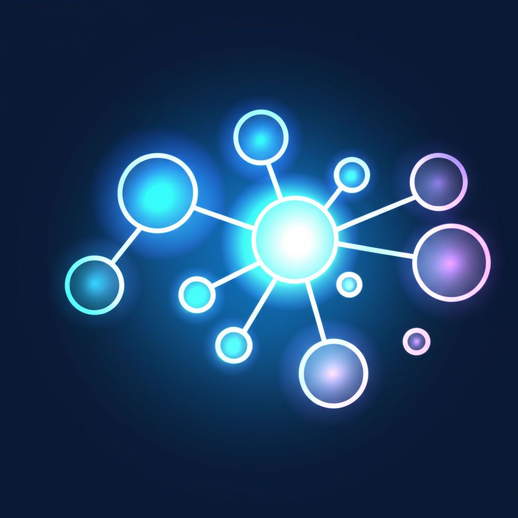 Абстрактная визуализация, иллюстрирующая учебные датасеты для анализа и машинного обучения.