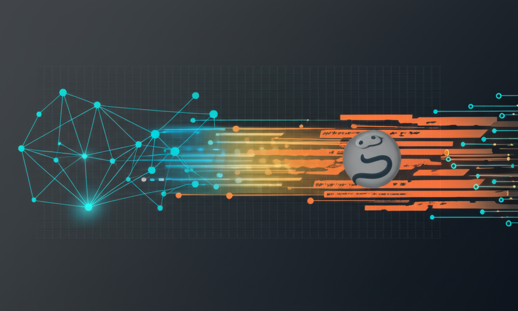 Ноутбук с кодом на экране, демонстрирующий веб-скрапинг с parsel в python 2025