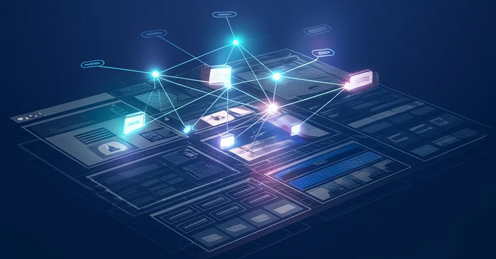 Схема, демонстрирующая визуальный парсинг веба с GPT Vision