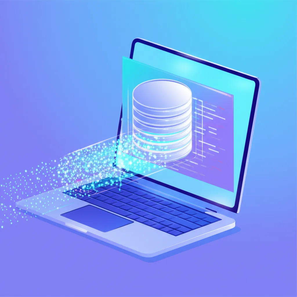 Иллюстрация процесса, где мы загружаем датасет для анализа данных с помощью Python.