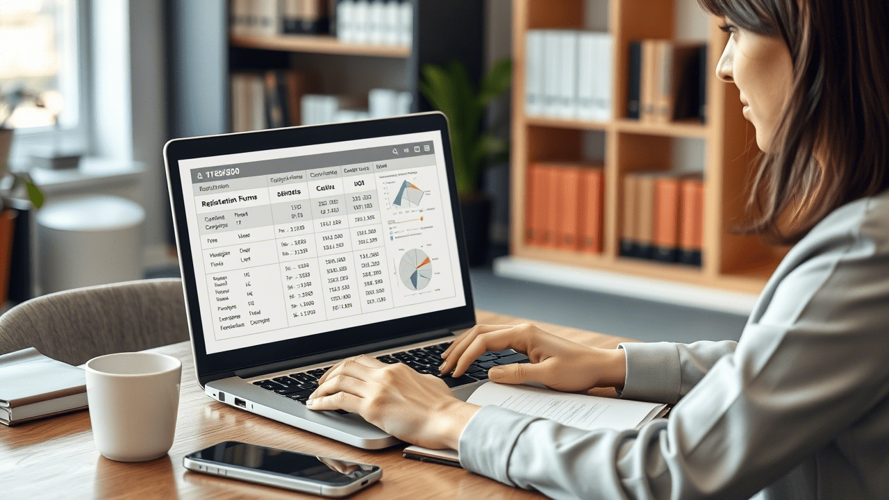 Специалист изучает данные перед началом старт продаж на маркетплейсах.